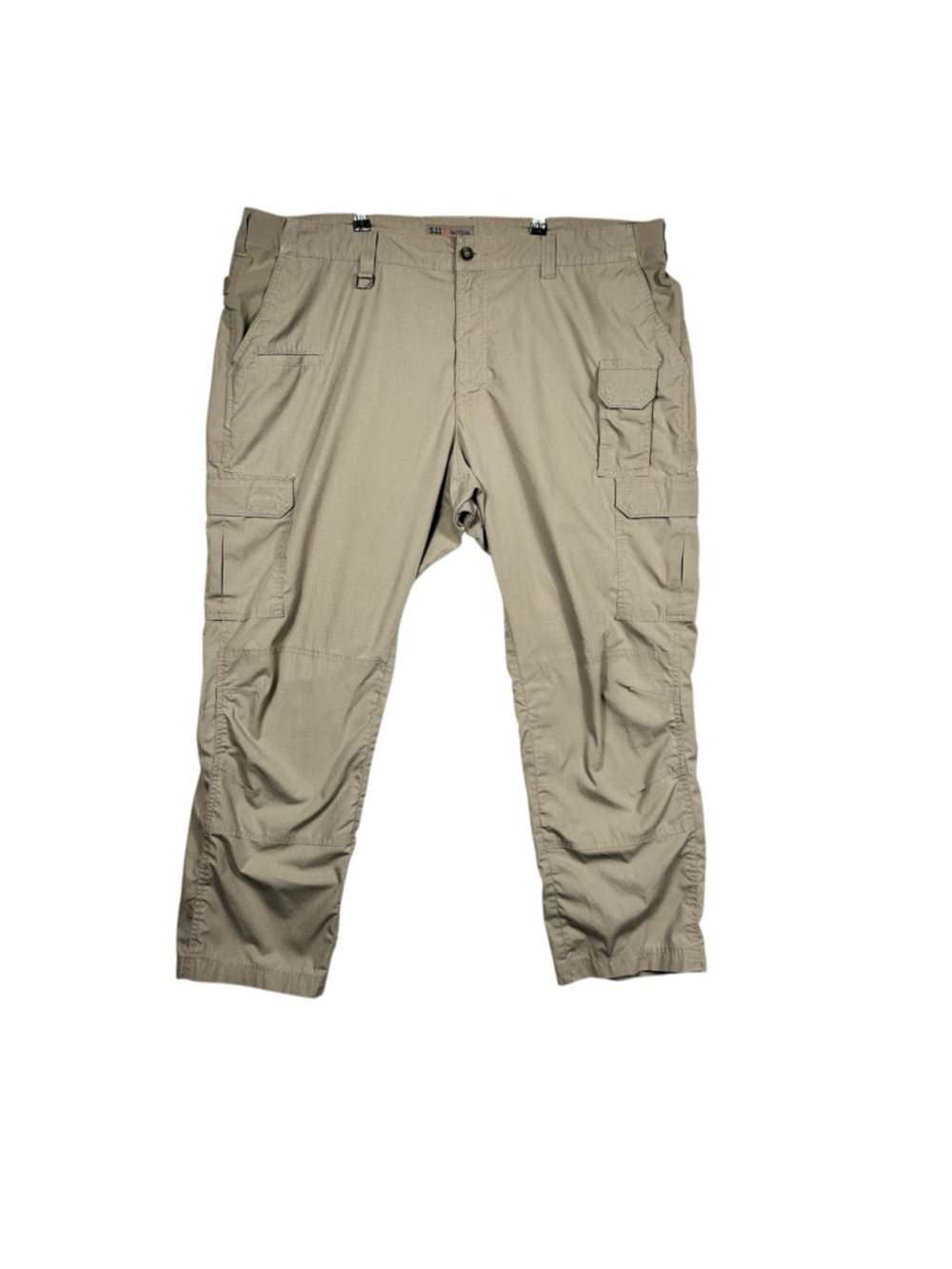 5.11 Tactical Pro Cargo Pants Khaki Regular Fit Ripstop Workwear Hiking Mens 46